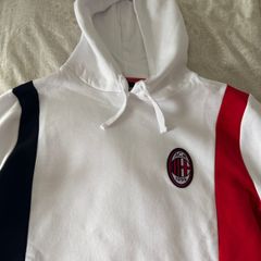 Official AC Milan Colour-Block Hoodie  L
