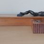 Vintage Italian made 'Last Rites' hardwood wall Crucifix 13" tall FREEPOST Image 4