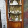 Antique Mahogany Display Cabinet Image 2
