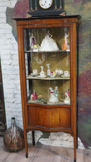Antique Mahogany Display Cabinet