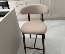Scandi Minimalist Dining Chair Beige 1 Piece