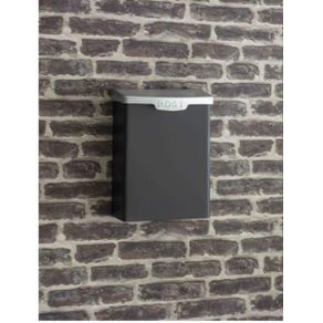 Shipton Post Box with galv lid Carbon GT25