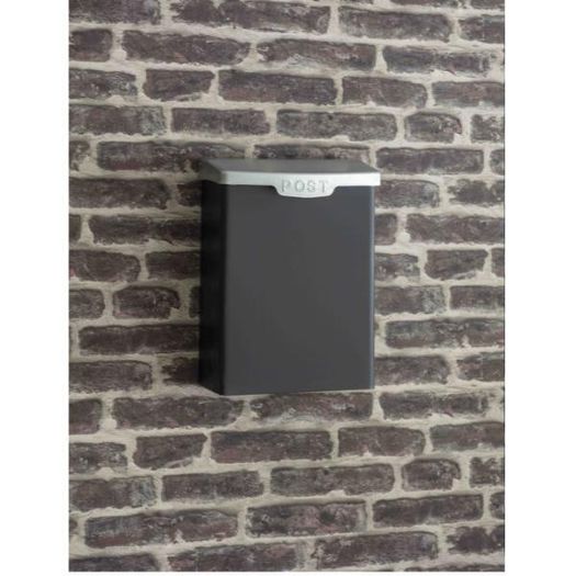 Shipton Post Box with galv lid Carbon GT25