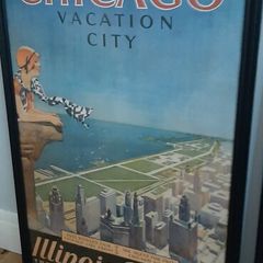 Worlds Fair 1933 Chicago Framed Poster