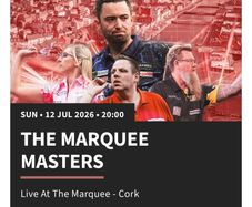 Marquee masters darts tickets