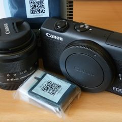 Canon EOS M200 + 15-45mm lens, 4K, Eye Autofocus, BRAND NEW!