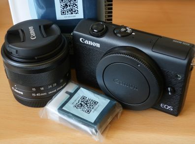 Canon EOS M200 + 15-45mm lens, 4K, Eye Autofocus, BRAND NEW!
