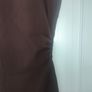 Boohoo jumpsuit Dark chocolate brown jumpsuit with gathered waist. Slight stretch in material.  Says sz 12 but small fitting. Image 2