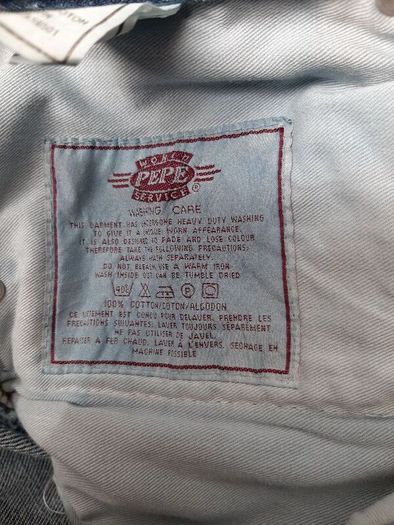 New Pepe jeans tag attached