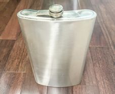 Giant novelty Hipflask 12" high.