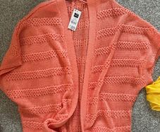 Dunnes coral cardigan