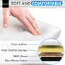 NEW SALE | 76 x 38 x 38 cm Faux Leather White Ottoman Foldable Storage Boxes Seat Foot Stool Storage Box with Lids for Kids Toys, Bedroom, Hallway, Living Room Image 4