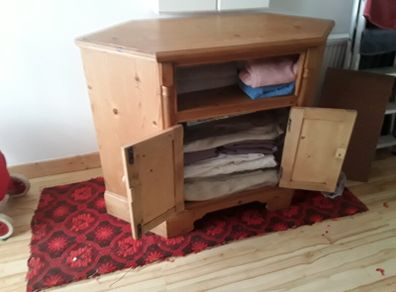 solid pine unit