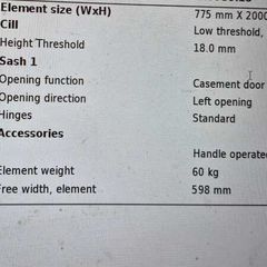 Rationel Casement Door