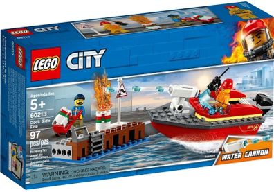 Lego city Dock Side Fire 60213