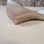 Lk Bennett Saffiano Perla Rose Pale Pink Nude Leather Kitten Wedge Heels Leather Pumps Size Uk 5 Eu 38 Image 7