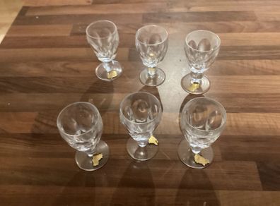 waterford crystal sherry glasses