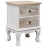 Bedside Cabinets 2 pcs 35x30x50 cm Paulownia Wood Image 3