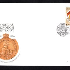 1996 Isle of Man Centenary of Douglas Borough Commemorative Stamp First Day Cover (FDC)