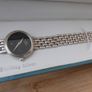Glycine Sterling Silver 925 Lady's Wrist Watch Swiss Made 23,4g (works Well, Fresh Battery) Image 2