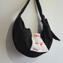 True Religion Black Denim Hobo Bag Y2K NWT Image 7