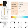 MASSIVE SALE FREE SHIPPING Festoon Lights Outdoor Mains Powered - 100Ft Garden String Lights with 50+3(Spare) LED Shatterproof Image 5