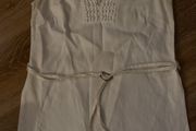 Next Tailored 100% Linen White Top Size 10