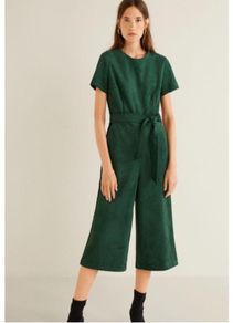 Mango Pre-owned Jumpsuit - green size S