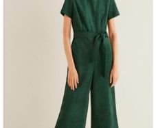 Mango Pre-owned Jumpsuit - green size S