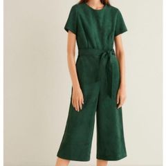 Mango Pre-owned Jumpsuit - green size S