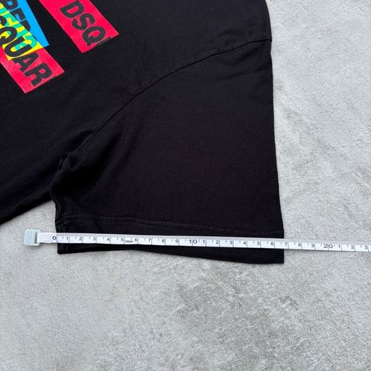 Black Dsquared2 Logo Tape T-Shirt