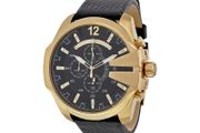 Diesel Mega Chief Mens Chronograph Watch Dz4344 Black - Warranty - Free Delivery / Collect