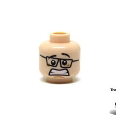 LEGO prototype Test Print Colour Flesh Head Error From LEGO Ideas CUUSOO Hayabusa Project Manager J. Kawaguchi Minifigure Set 21101 Rare And Hard To Find