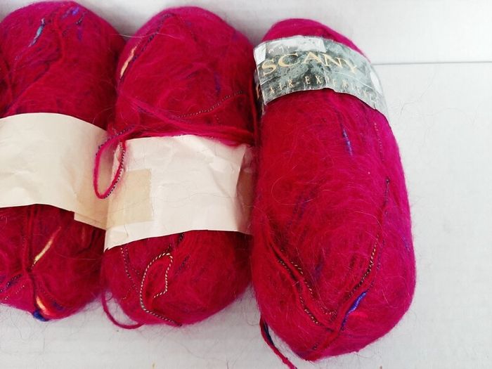 Mohair wool knitting crochet crafts