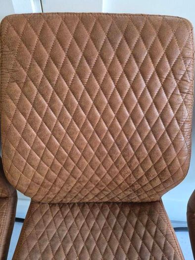 4 Tan Dining Chairs