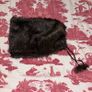 Faux fur collar scarf muff Image 2