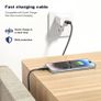 iPhone Charger Cable, 2Pack 1M+2M for Lightning to USB Cable MFi Certified, Fast Charging Braided Lead for Apple iPhone 14/13/12/11/Pro Max/XS/XR/8/7/6/Plus/5 SE, for iPad (Black) Brand: BSTOEM Image 3