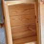 Bedside Table Chest of Drawers Nightstand Solid pine wood cabinet Image 3