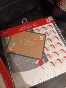 christmas letter to santa and reward chart