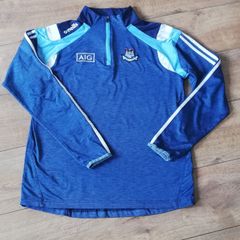 O'neills Dublin blue Gaa quarter zip long sleeve training top large size