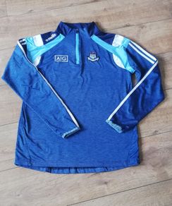 O'neills Dublin blue Gaa quarter zip long sleeve training top large size
