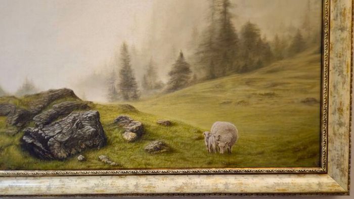 Original Oil Painting-  Emerald Silence