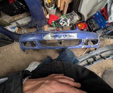 Toyota Corolla E11 facelift front bumper