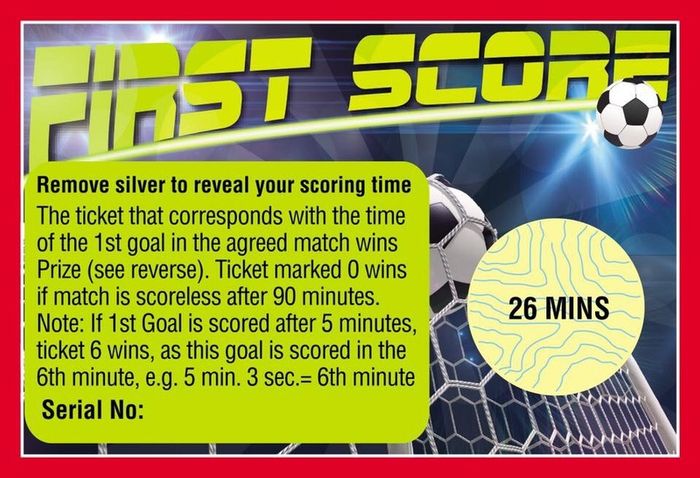 First Goal Scratch Card Sets