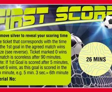 First Goal Scratch Card Sets