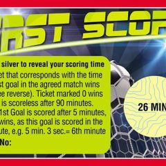 First Goal Scratch Card Sets