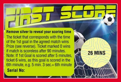 First Goal Scratch Card Sets