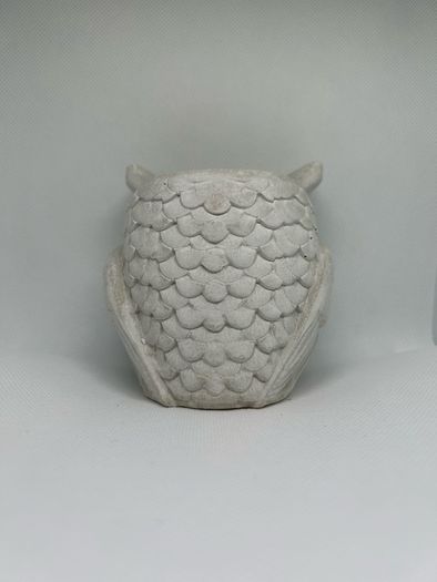 Handmade Concrete Owl