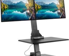 Desktop Electric Sit Stand Workstation