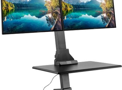 Desktop Electric Sit Stand Workstation